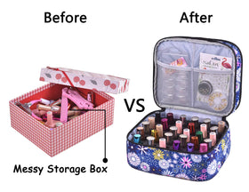 ZFZGFRCS sturdy handle enables easy portable nail kit.
