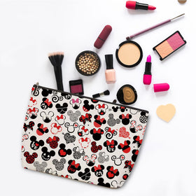 ZHAMEN linen cosmetic pouch durable fabric suitable for daily use