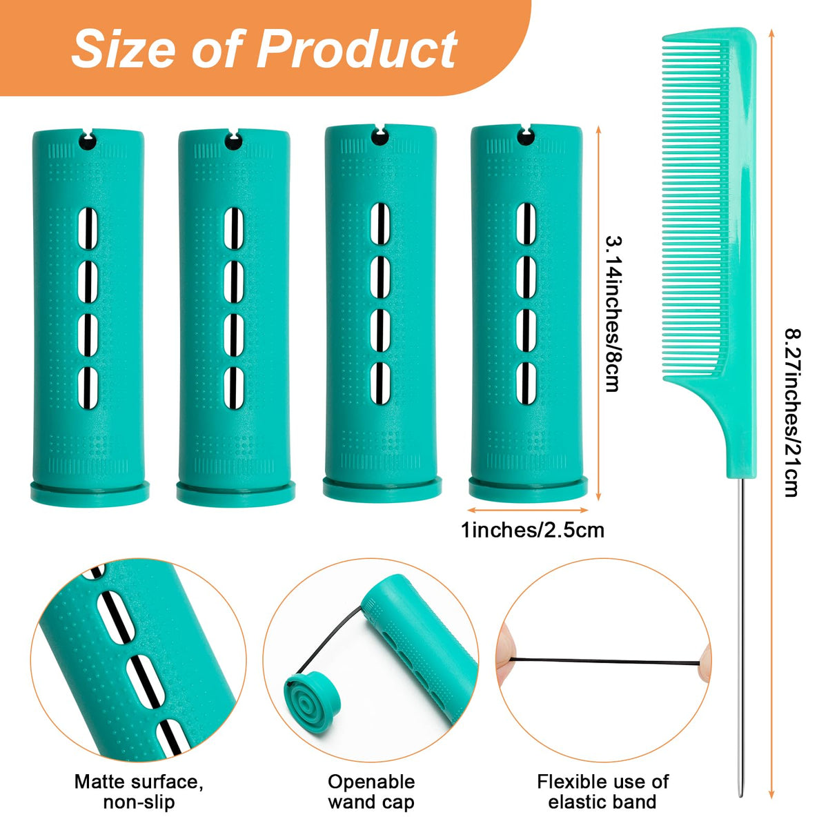 Zhaoyao cold wave rollers for short hair create defined curls