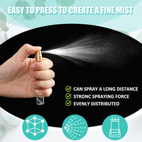 Zhehao 10ml travel perfume bottle, refillable and discreet