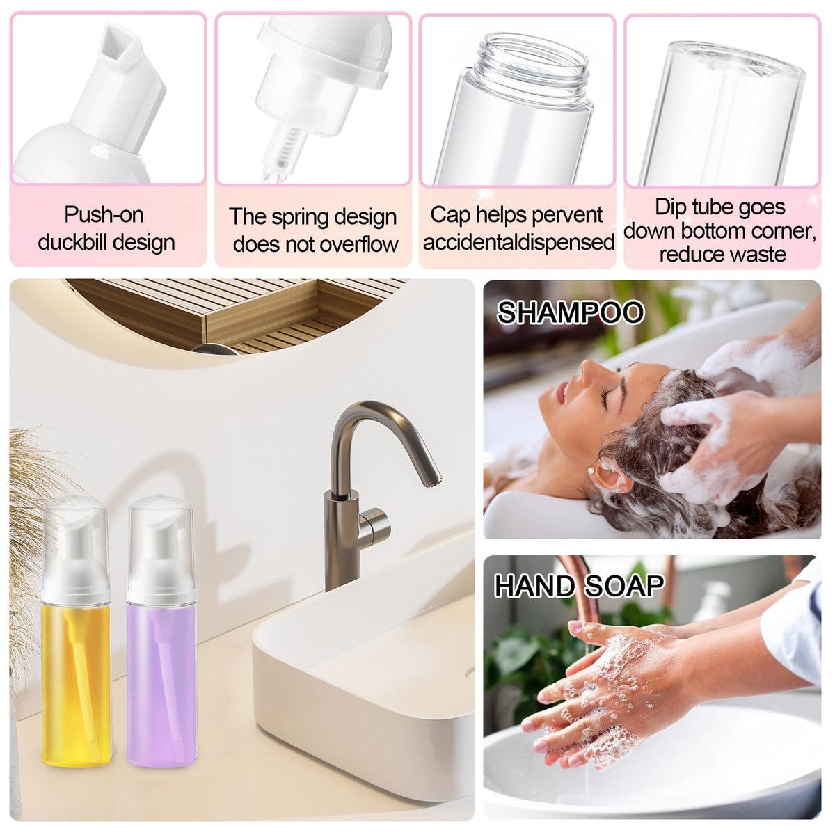 Zhehao cleaning pipe aids hygienic rinsing of lash care bottles.