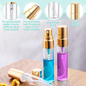 Zhehao clear glass 5ml bottle suitable for perfumes and essential oils.