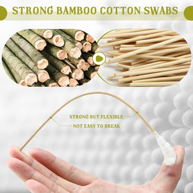 Zhehao durable natural bamboo swabs for everyday use.