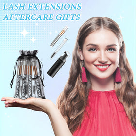 Zhehao black eyelash extension supplies kit for professionals.