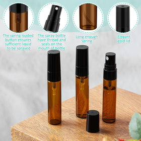 Zhehao refillable perfume bottle with leak-proof cap design.
