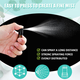 Zhehao close-up of leak-proof cap on a glass spray bottle.