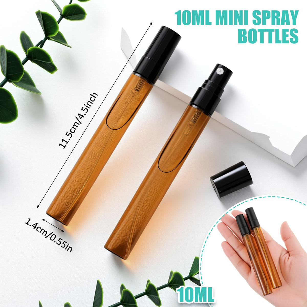 Zhehao mini spray nozzle atomizer demonstrates precise fine mist for travel.