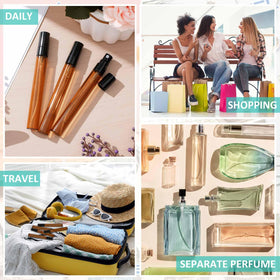 Zhehao multi-application bottle set suitable for travel and DIY blends.