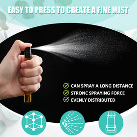 Zhehao refillable glass perfume bottle supports repeated use.