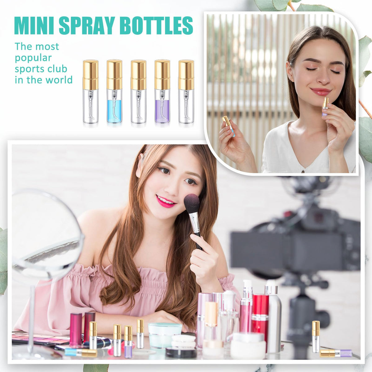 Zhehao travel-friendly bottle fits in purses and pockets.