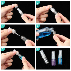 Zhehao travel-size empty bottle compact design fits in pockets.