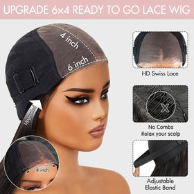 ZHENGON Bob wig 3D dome cap breathable for all-day comfort