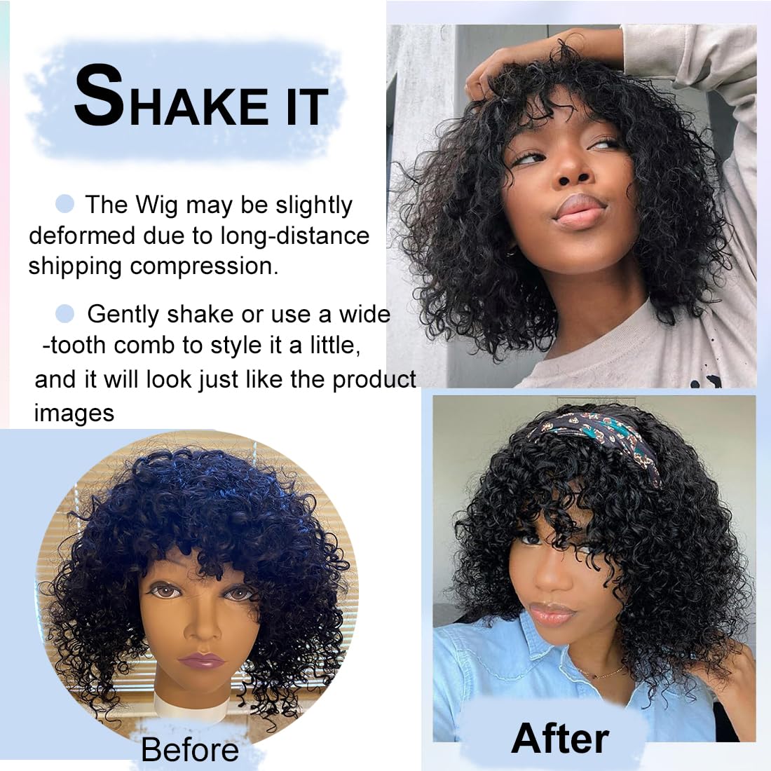 ZHENLISI 100% human hair wig offers authentic feel and versatility.
