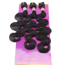 ZHENLISI body wave bundles in natural black for a full, affordable head-ready style.