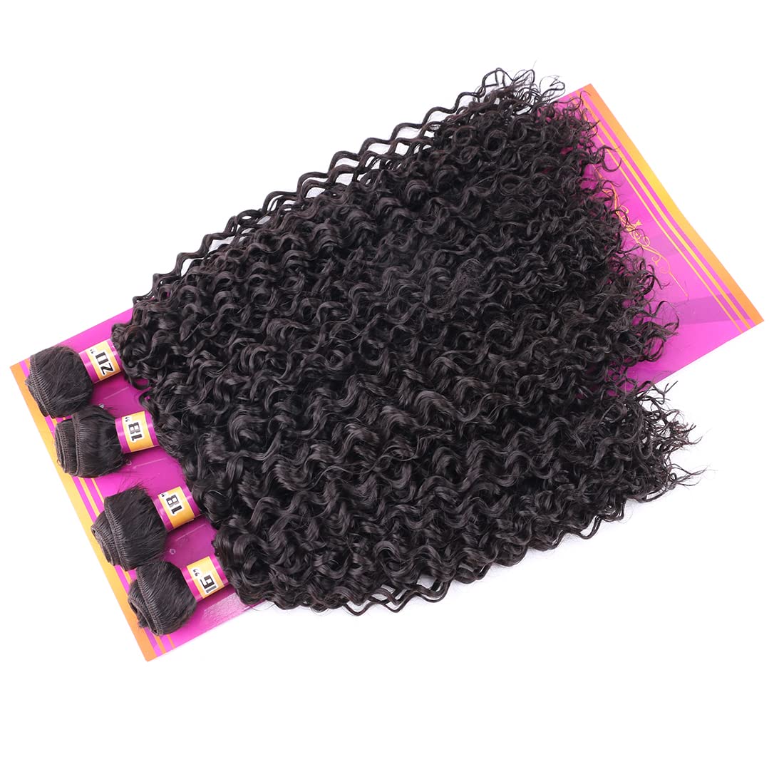ZHENLISI flat-iron friendly kinky curly weave up to 180°C.