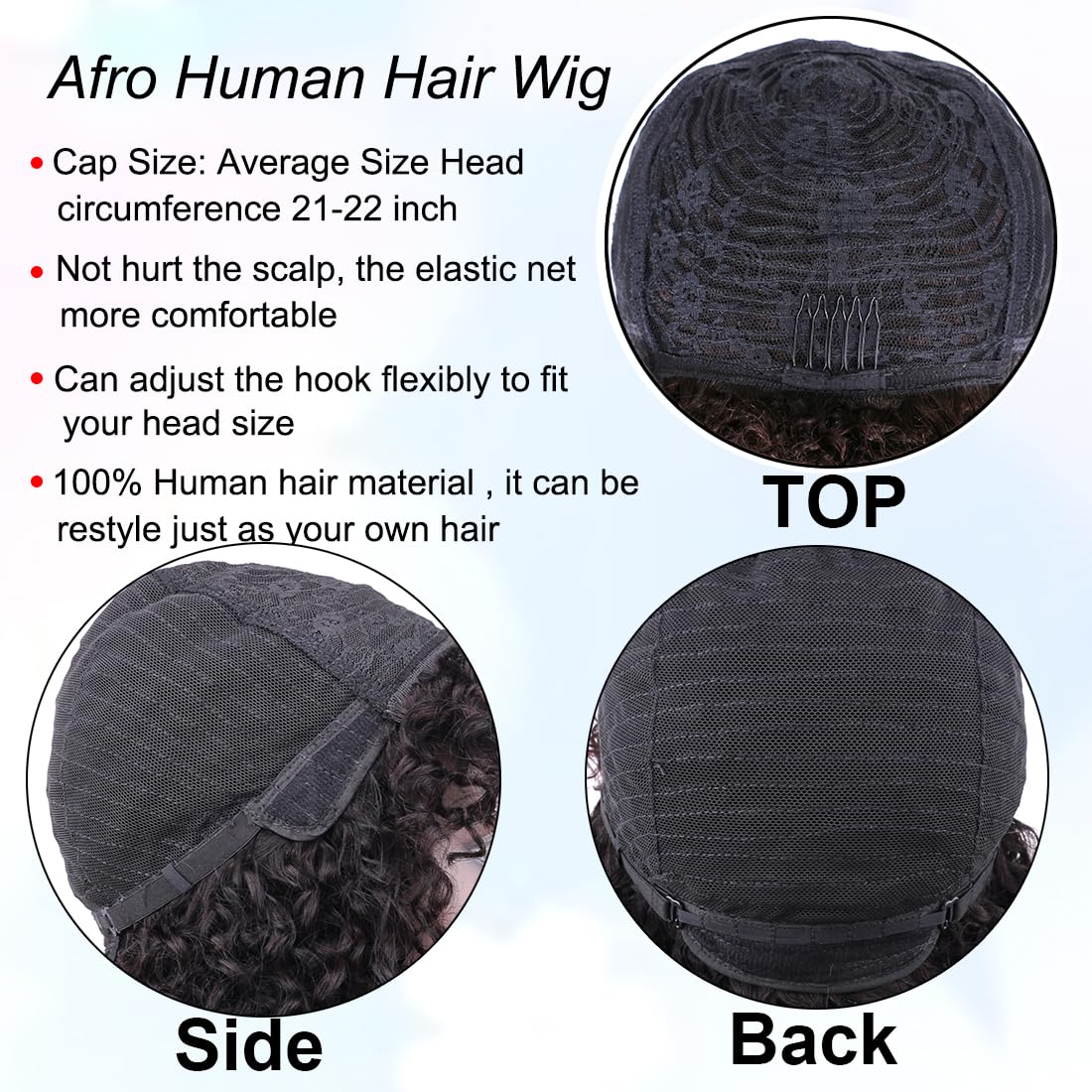 ZHENLISI shake-out tip reveals natural curls after unpacking.