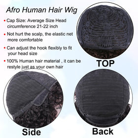 ZHENLISI shake-out tip reveals natural curls after unpacking.