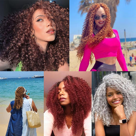 ZHENLISI synthetic bundles weft detail highlights double-machine weft durability.