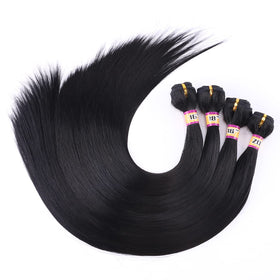 ZHENLISI synthetic silky straight weave in 16-20 inch lengths for full look