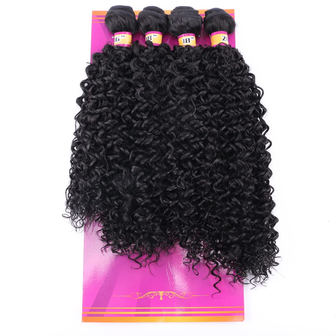 ZHENLISI Afro Kinky Curly synthetic hair bundles for fuller, affordable daily volume.