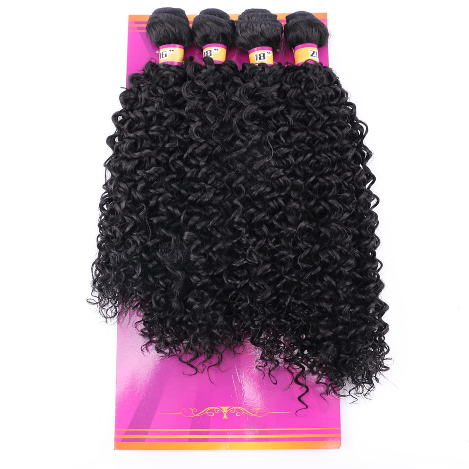 ZHENLISI Afro Kinky Curly synthetic hair bundles for fuller, affordable daily volume.