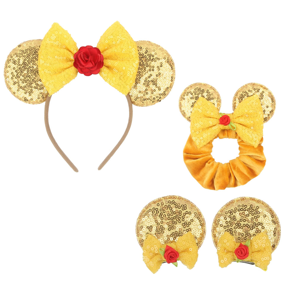 Zhezesmila beauty mouse ear headband for stylish party looks and cosplay fun