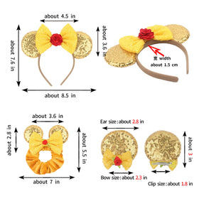 Zhezesmila party cosplay mouse ears set makes a thoughtful gift for fans and kids