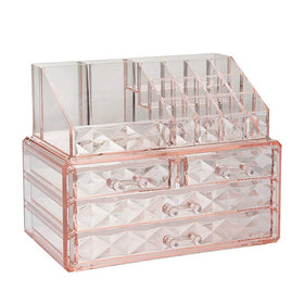 ZHIAI cosmetic organizer drawers assembly demonstrates space-saving storage