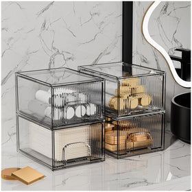 ZHIAI under-sink storage drawer keeps cleaning supplies neatly arranged and space-saving.