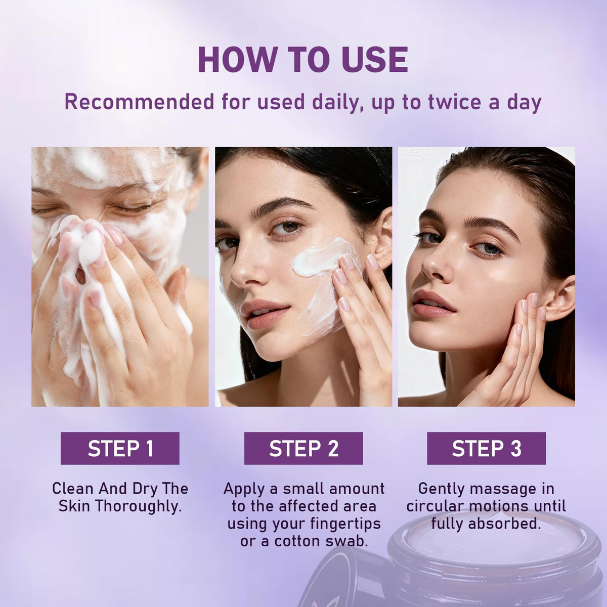 zhmndo Biotin 10-in-1 cream firming action hints at improved elasticity