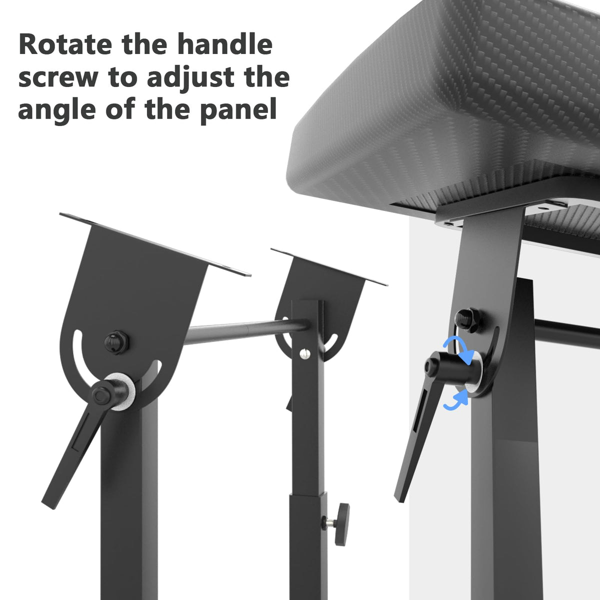 ZHOOGE adjustable height 26-38 inches fits different studio layouts.