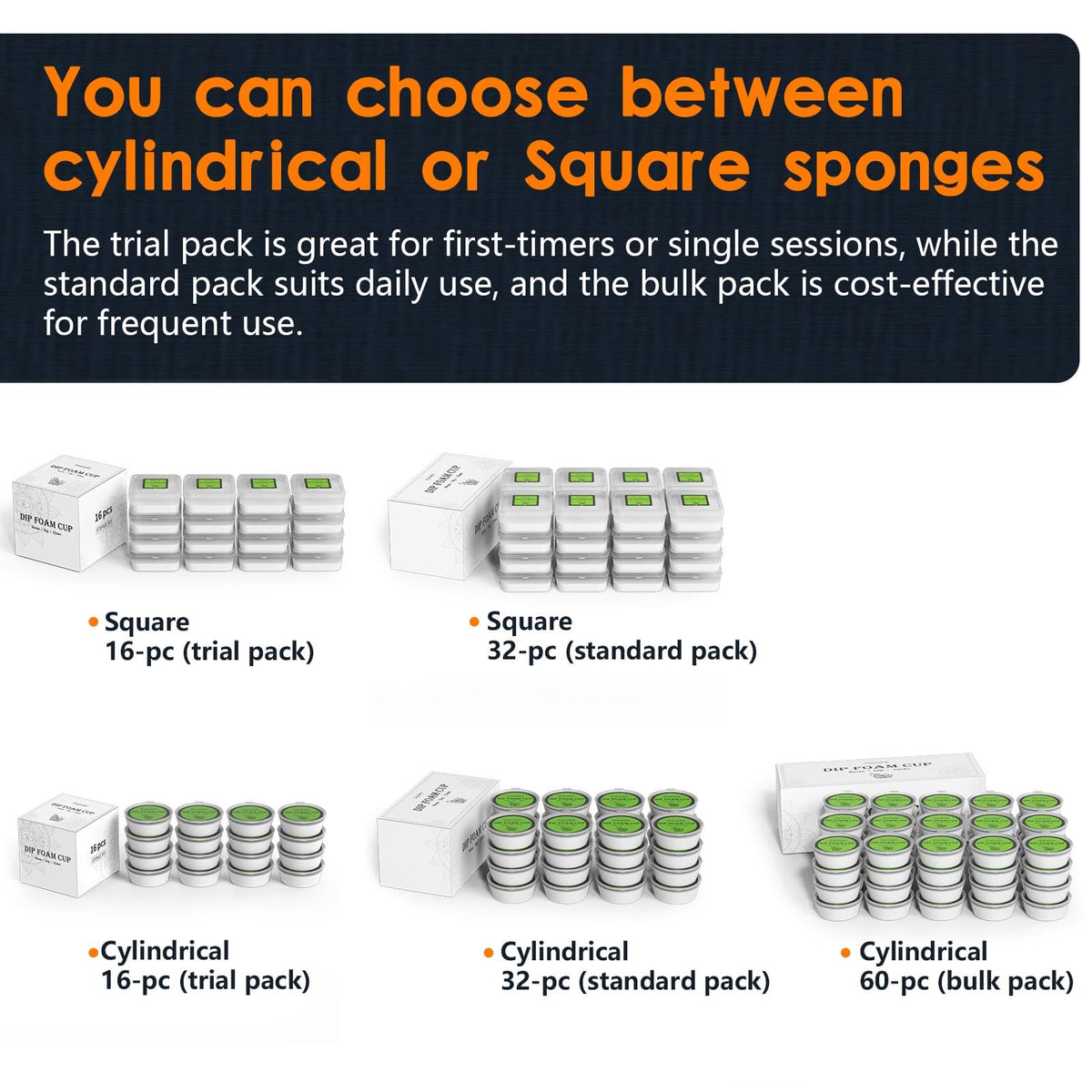 ZHOOGE 16pc trial pack ideal for first sessions