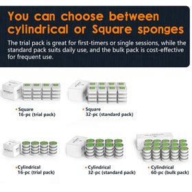 ZHOOGE 60-pack bulk option for busy studios and frequent use