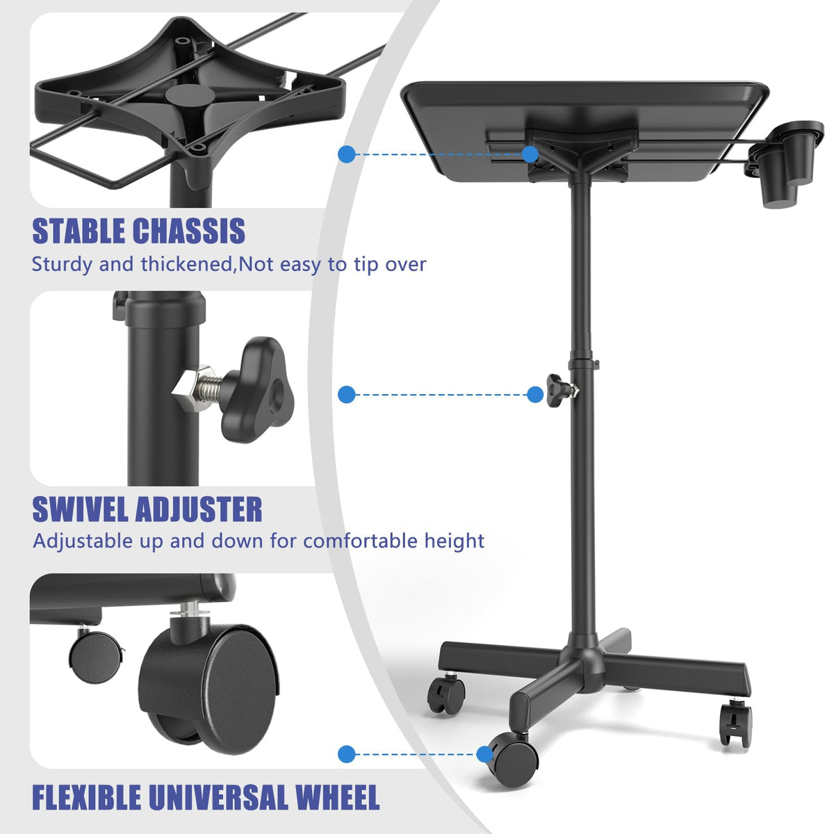 ZHOOGE Salon Tray tool holders for curling irons and brushes.