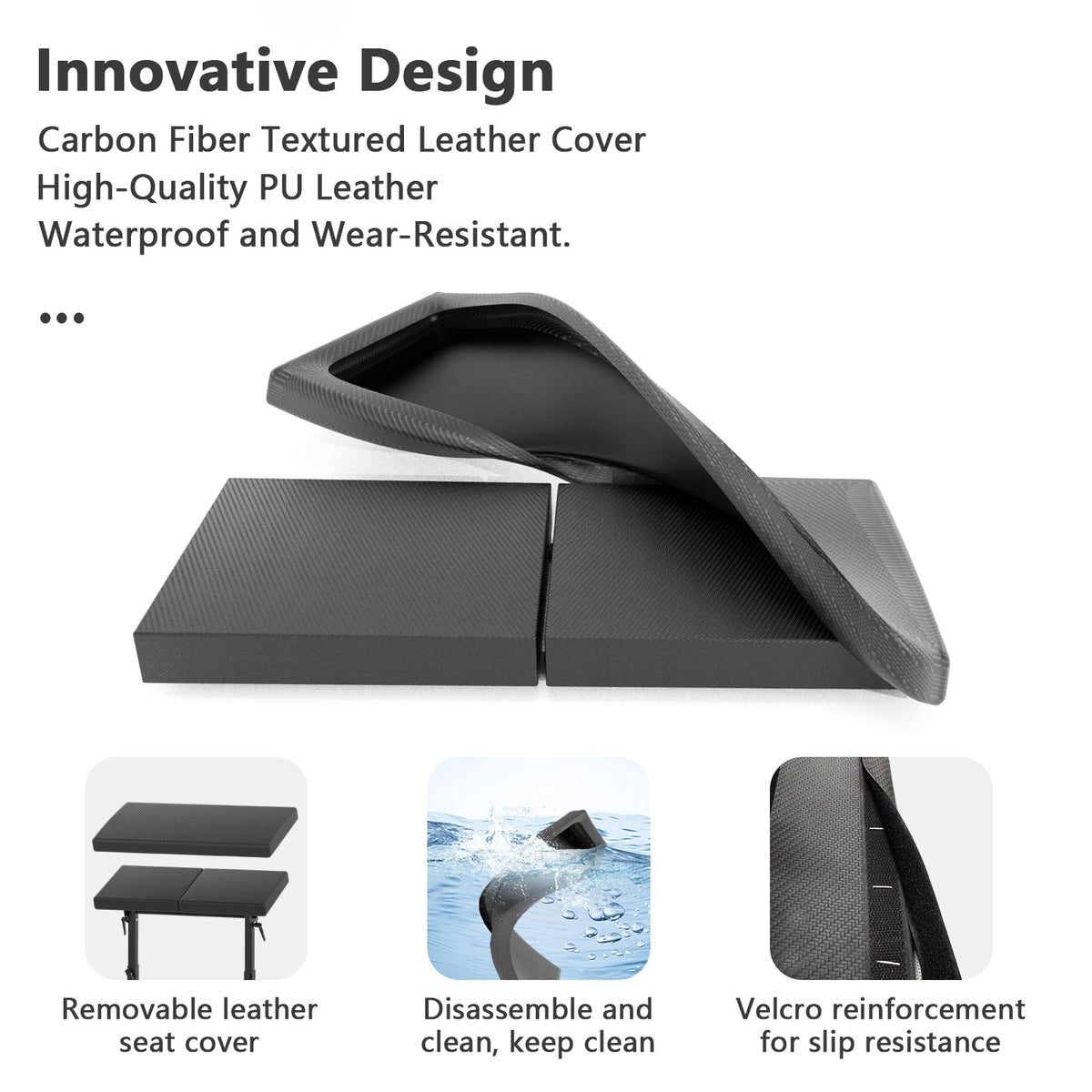 ZHOOGE tattoo armrest detachable leather cover enables quick cleaning.