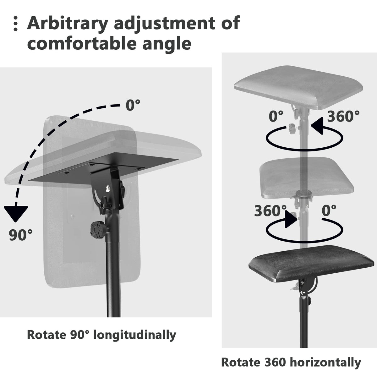 ZHOOGE non-slip sleeve and latch ensure stable, secure setup.