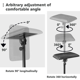 ZHOOGE non-slip sleeve and latch ensure stable, secure setup.