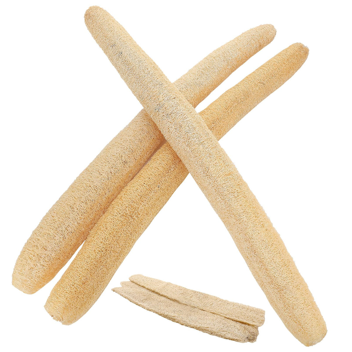Natural color variations of ZhouBoat loofah sponge are common.