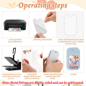 ZhouBoat printing instructions image, 356°F 60 seconds, double-sided design.