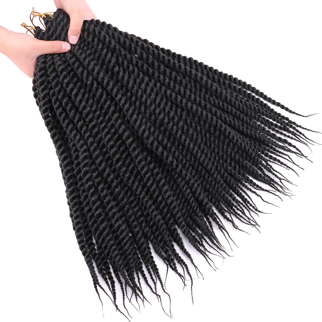 ZHTks natural black Havana Twist braids, versatile protective style for everyday wear.