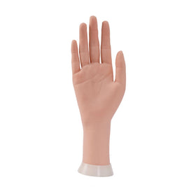 ZhuoYi bendable fingers demonstrate flexible nail art positioning.