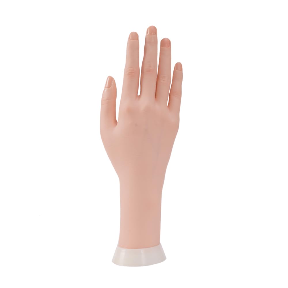 ZhuoYi soft rubber texture close-up for realistic nail practice feel.