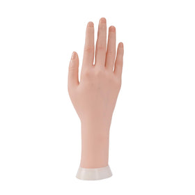ZhuoYi soft rubber texture close-up for realistic nail practice feel.