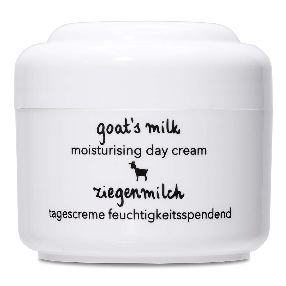 Ziaja goats milk night cream bottle supports overnight nourishment and restoration.