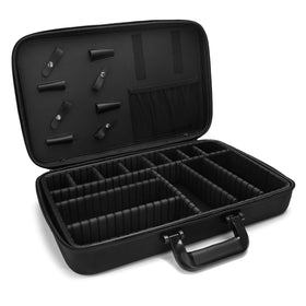 ZIBARBER Pro tool tray layout keeps larger tools neatly arranged in the case.