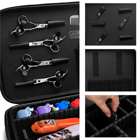 ZIBARBER Barber travel case offers organized storage for salon tools on the go.