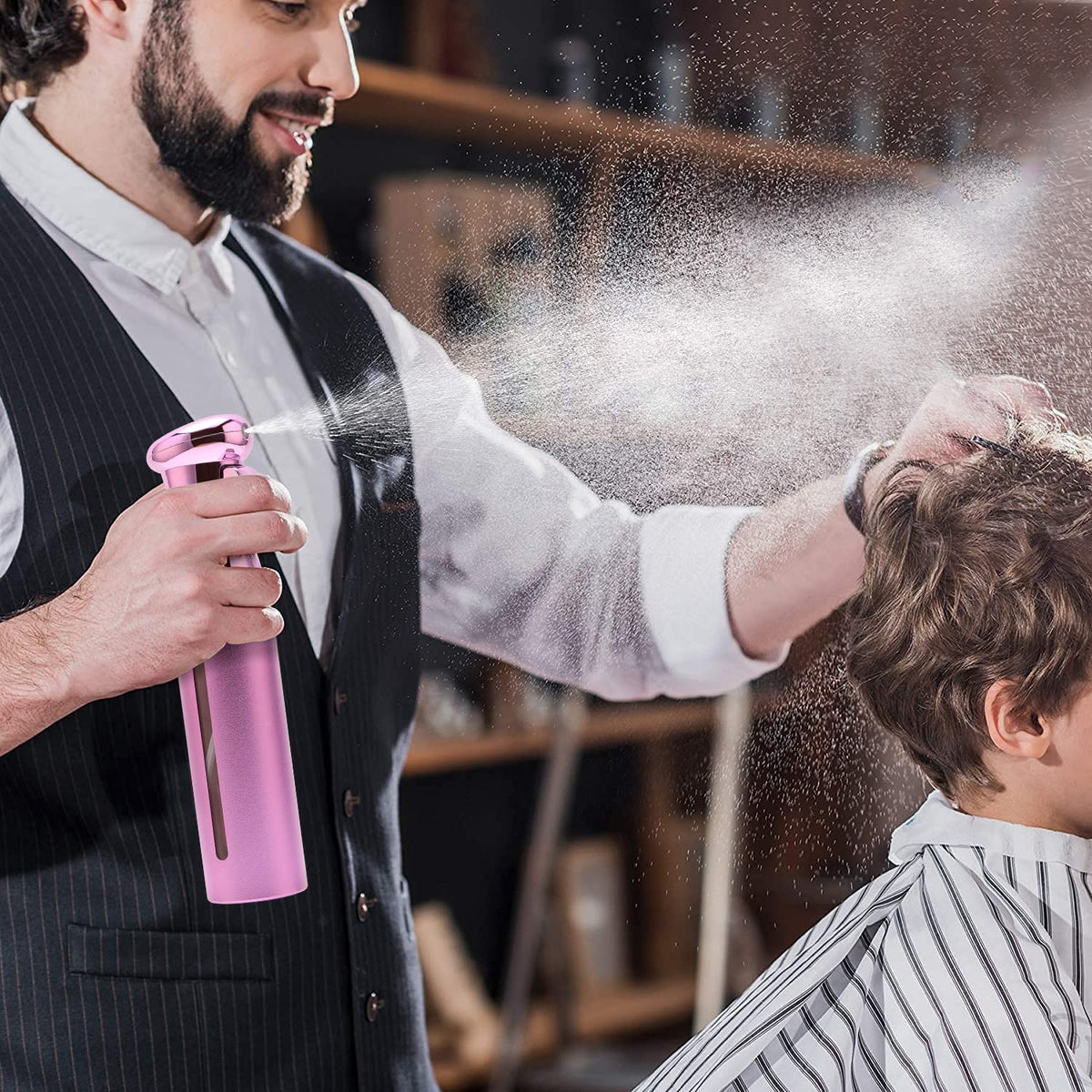 ZIBARBER cleaning solutions dispensing supports tidy, controlled spray for quick chores.