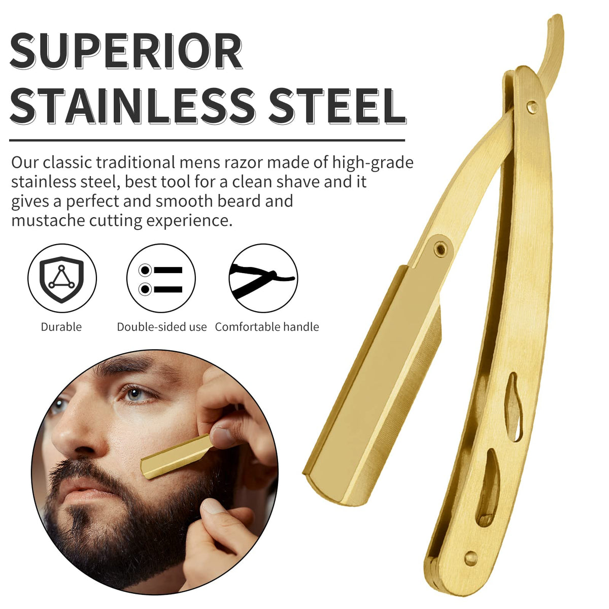 ZIBARBER hair combs included for comfortable sectioning