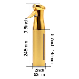 ZIBARBER sleek gold finish enhances desk or vanity setup.