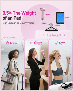 Zibtes compact, lightweight design ideal for travel and on-the-go.